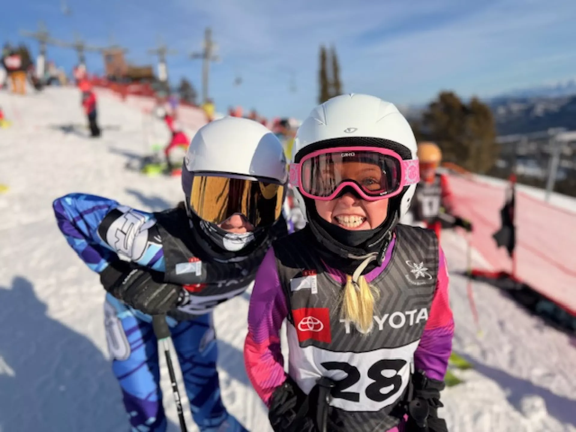 Alpine Silver Run Ski Team Skiers